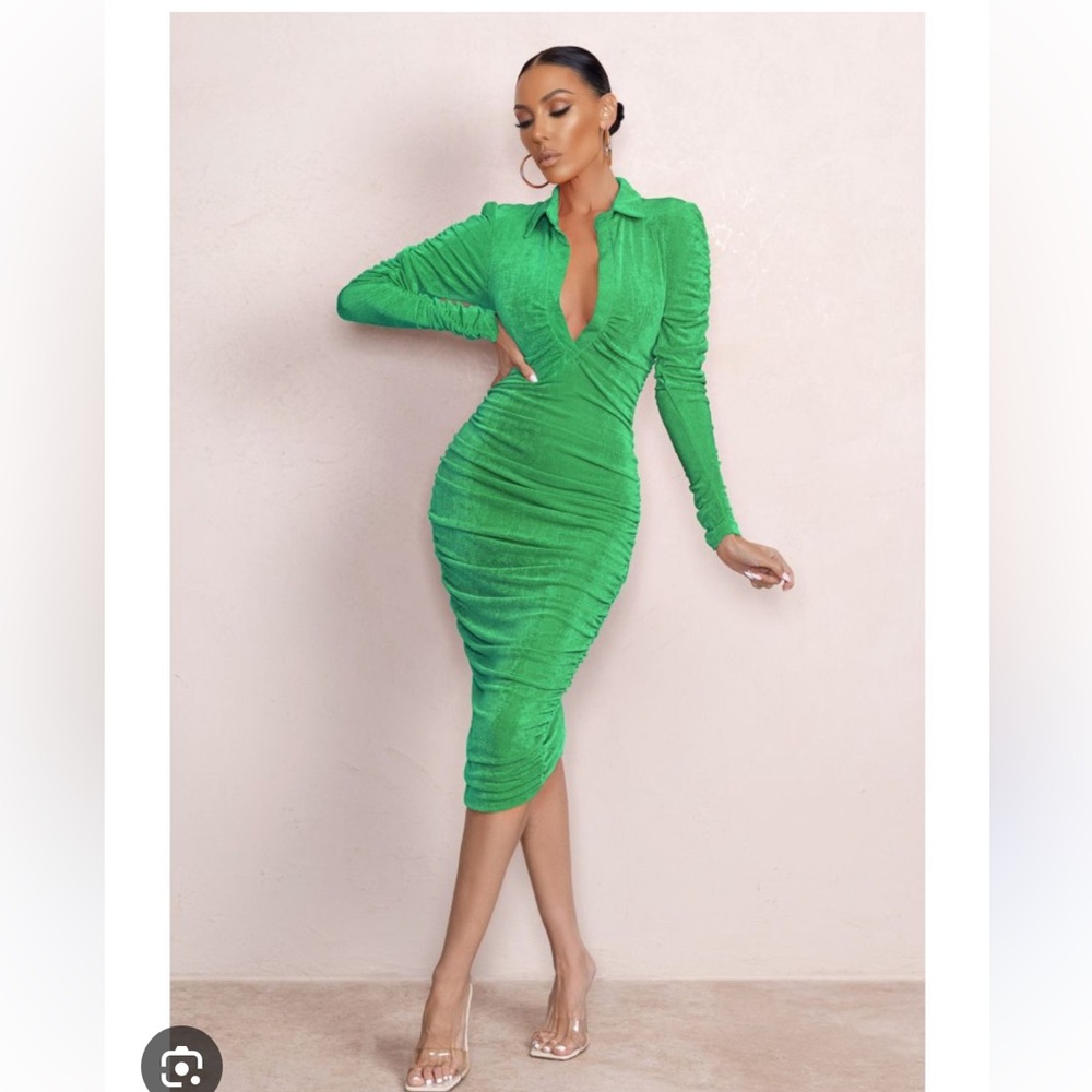 Club London green dress brand new with tags